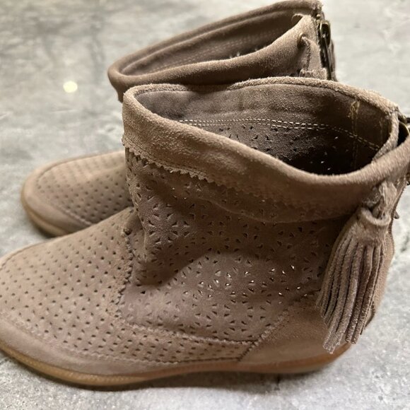 ISABEL MARANT BASLEY ANKLE BOOTS , EU 39, BEIGE - Picture 1 of 6